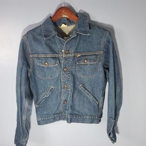 Vintage GwG Woman Jeans Jacket Size 16 Union Made
